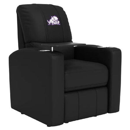 Dreamseat Stealth Power Plus Recliner with TCU Horned Frogs Secondary Logo XZ520823901CDSMHTUSBBLK-PSCOL13806